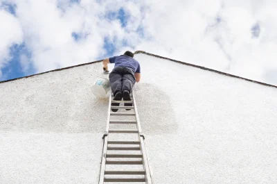 Peinture extérieure à Lespielle — façades et ravalement